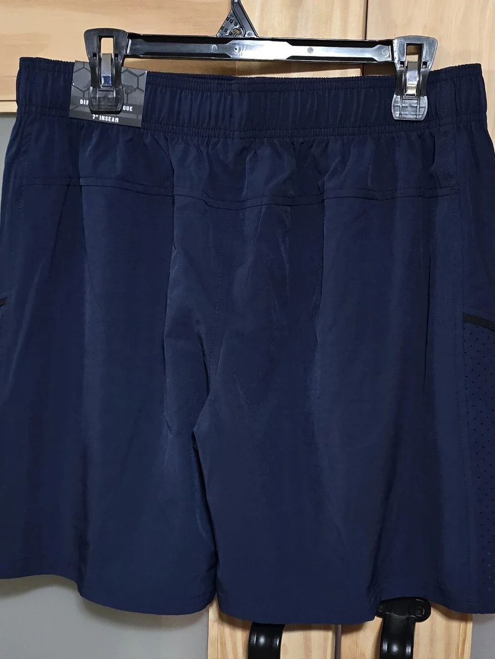 Mitre Men’s Navy Athletic Shorts – Lightweight Breathable Performance